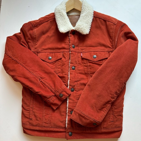 Levi’s Corduroy Trucker Sherpa Jacket - Picture 5 of 15